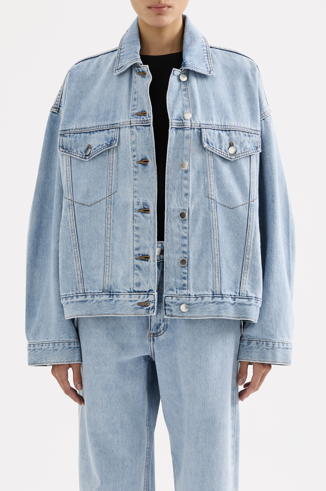 Nude Lucy | Sia Denim Jacket - 90s Blue Wash