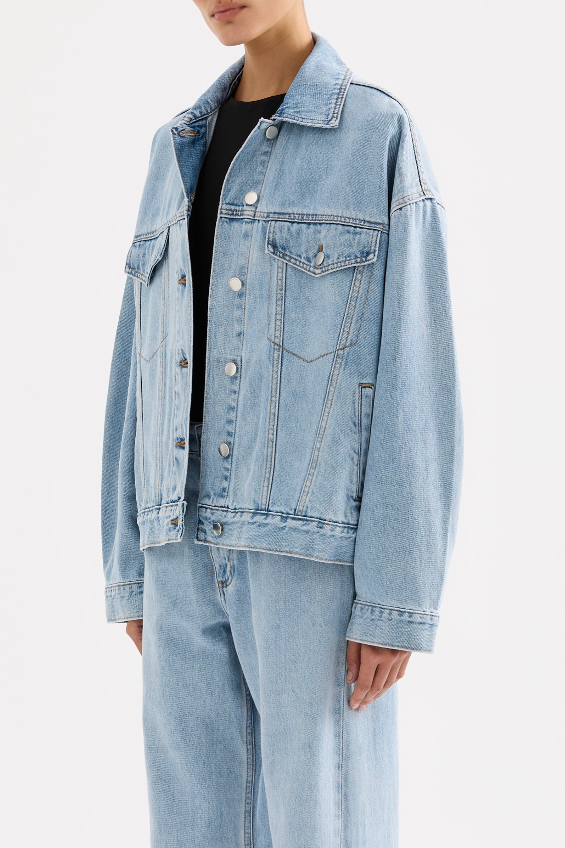 Nude Lucy | Sia Denim Jacket - 90s Blue Wash