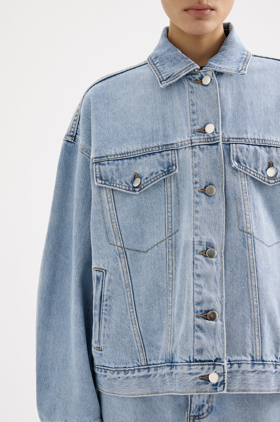 Nude Lucy | Sia Denim Jacket - 90s Blue Wash