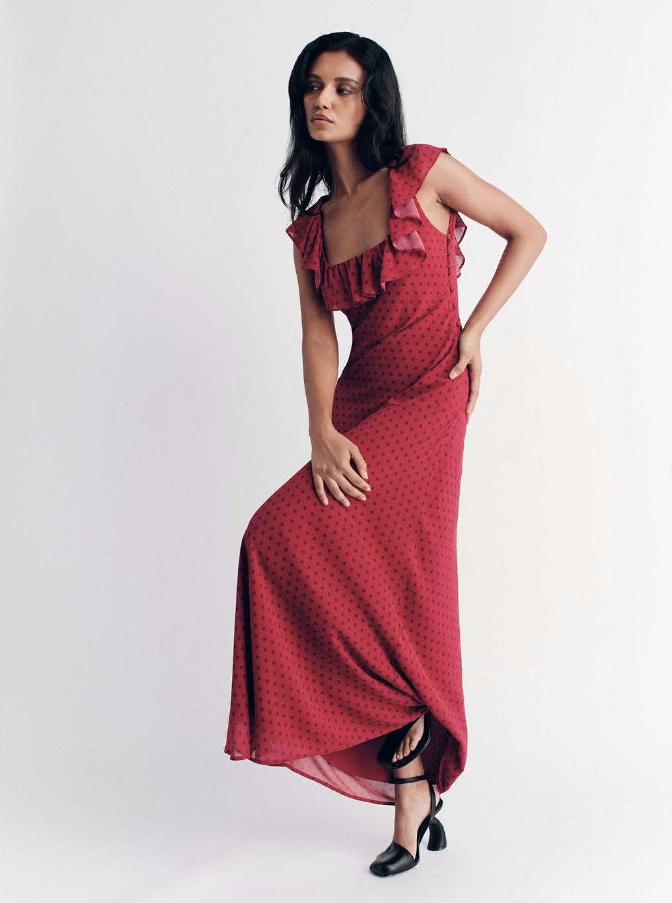 Hansen & Gretel | Hazel Bias Dress - Samba Polka