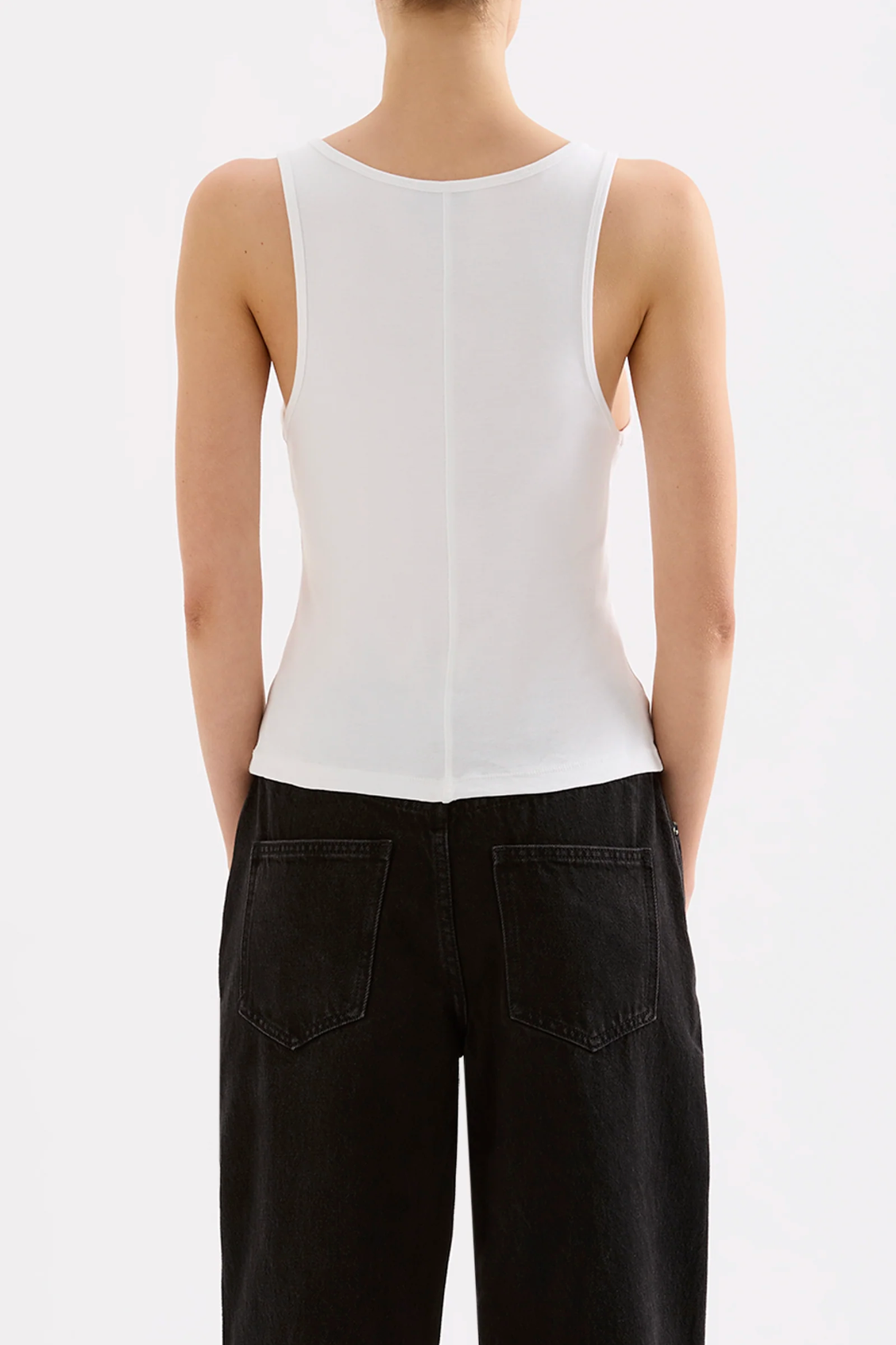Nude Lucy | Organic 90s Singlet - White