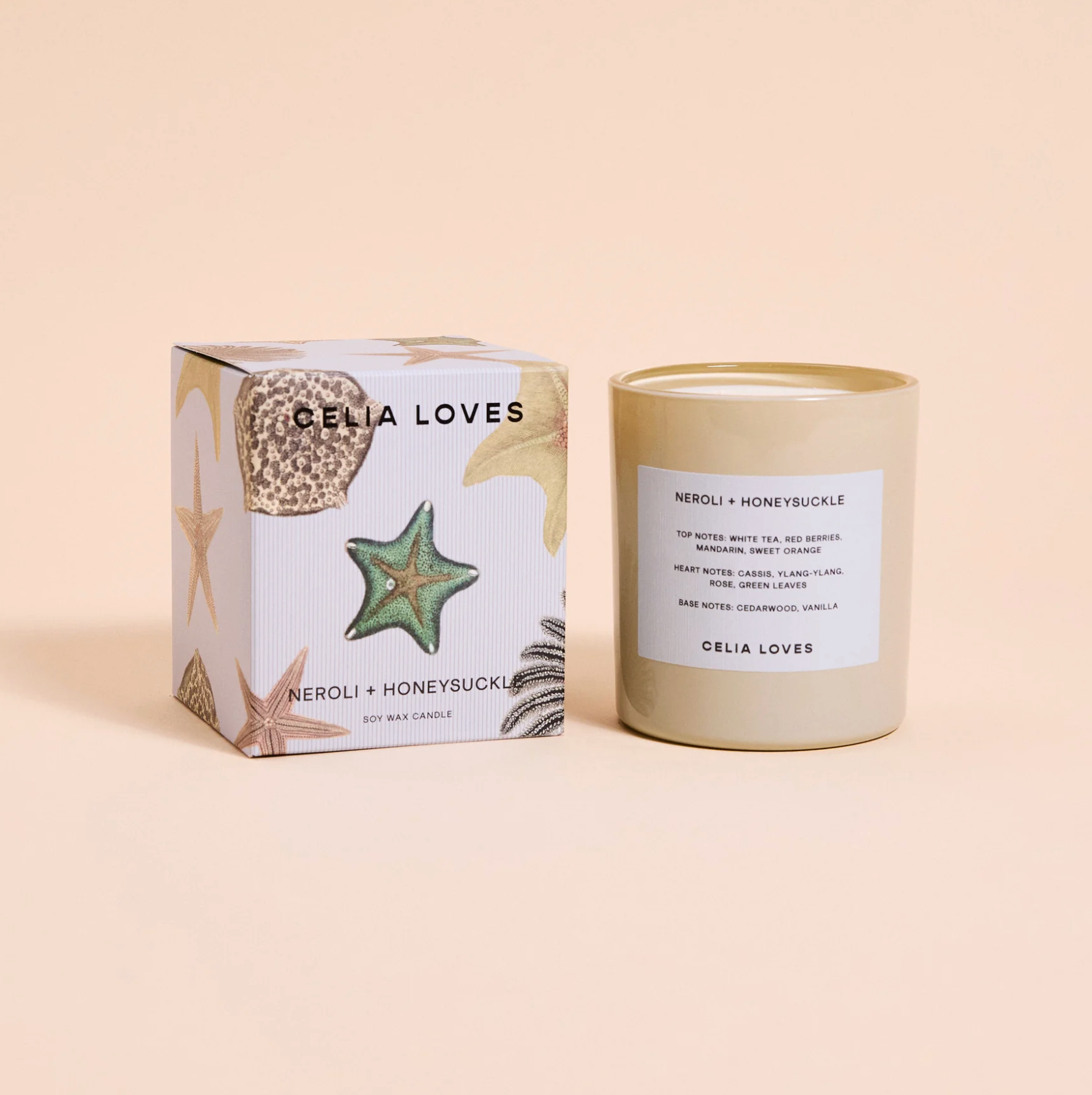 Celia Loves | Neroli + Honeysuckle Candle 395gms