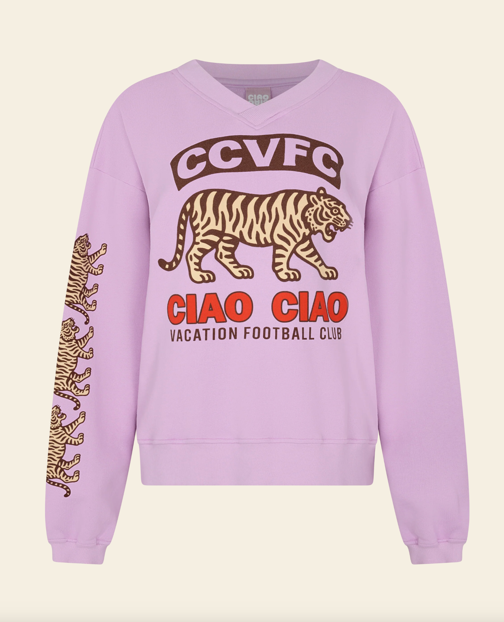Ciao Ciao Vacation | CCV FC Tiger Sweater