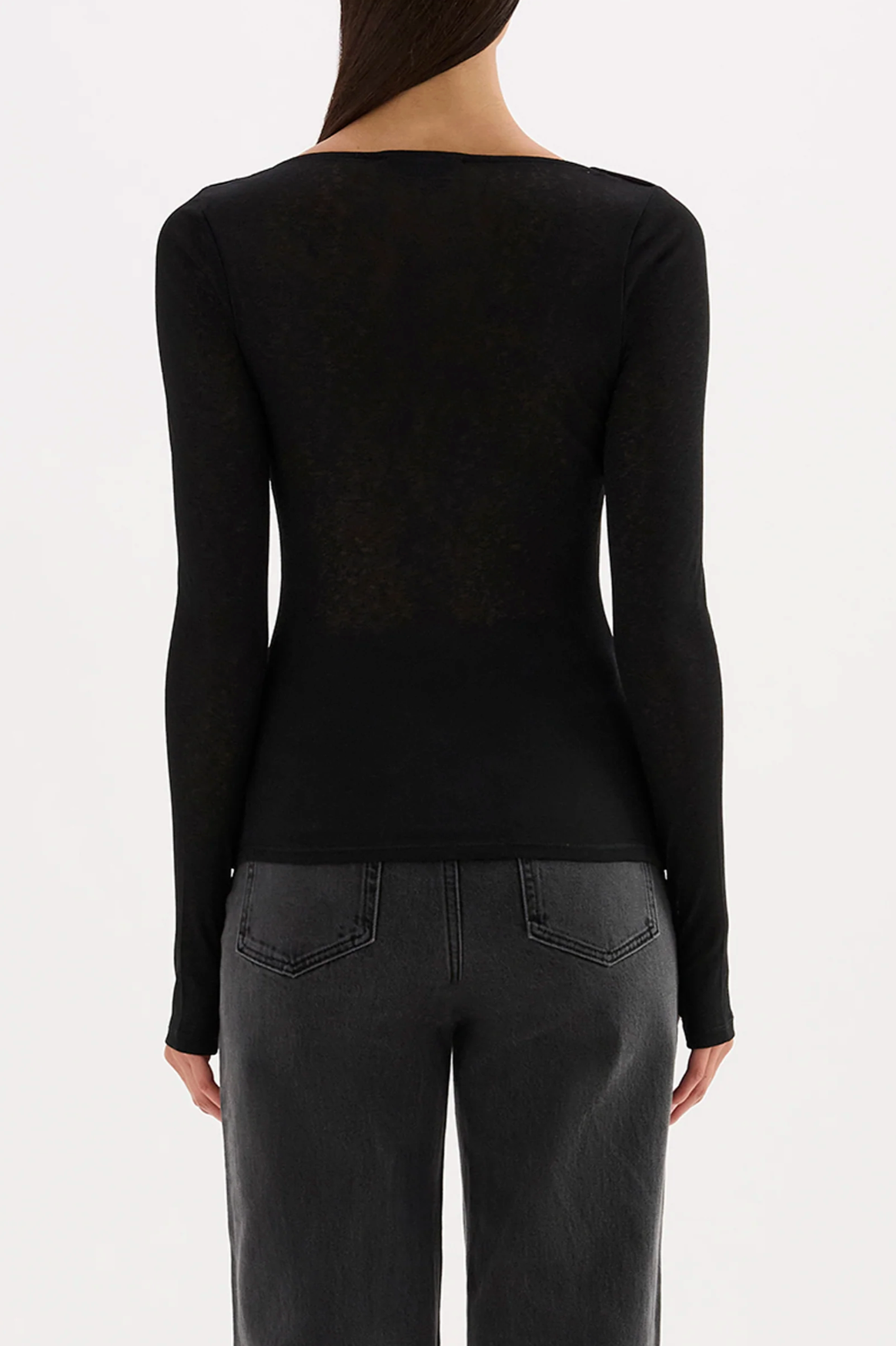 Nude Lucy | Gigi Mesh Top - Black
