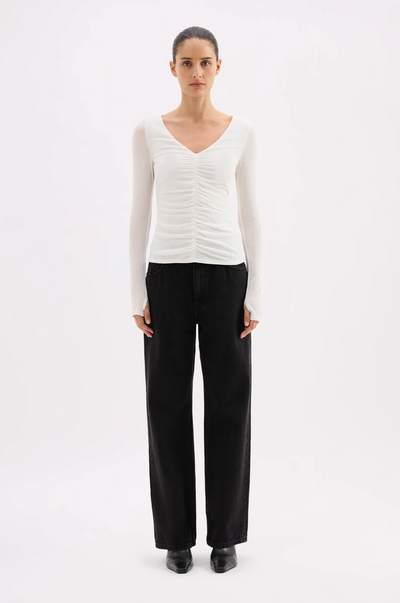 Nude Lucy | Gigi Mesh Top - Salt