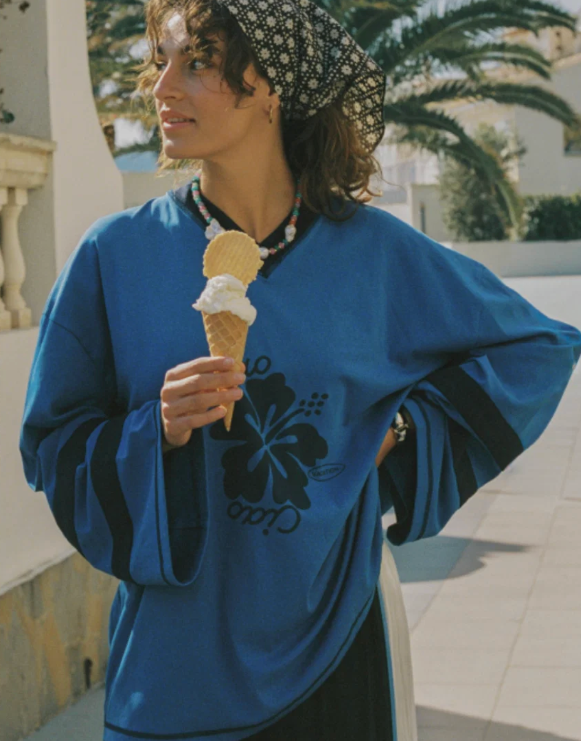 Ciao Ciao Vacation | Blue Hibiscus Speedway Tee