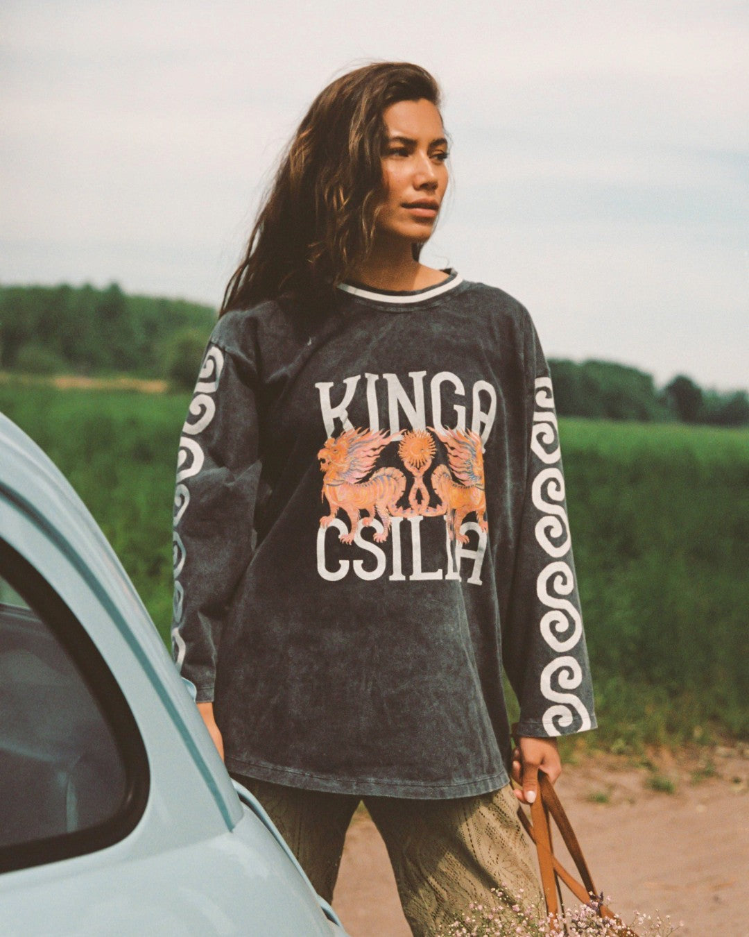Kinga Csilla | Deserted Dragon Tommy Tee - Black