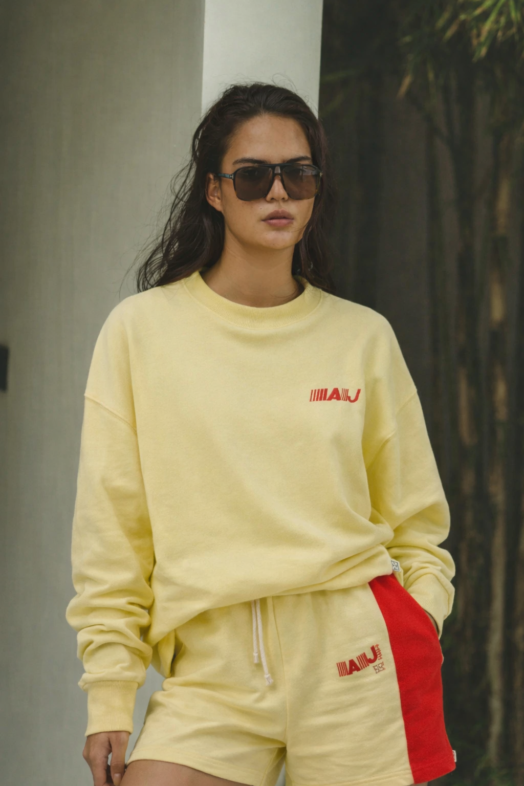 Araminta James | Speedy Sweatshirt Yellow Iris