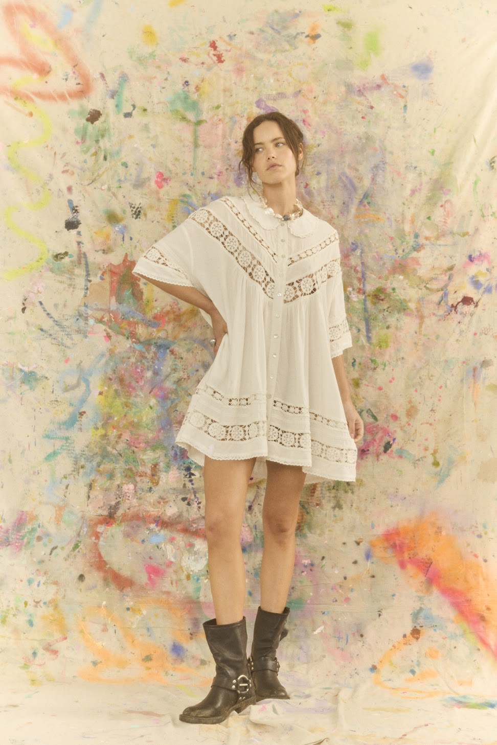 Kinga Csilla | Tessera Nola Button Down Dress