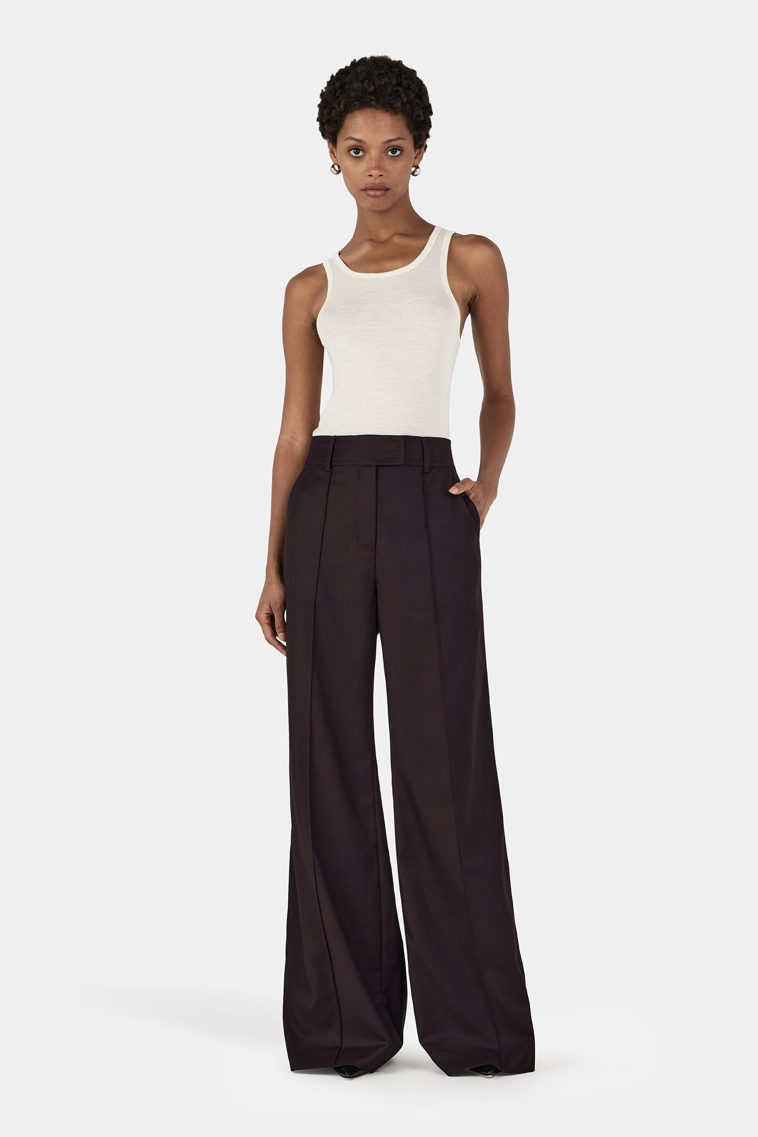 Hansen & Gretel | McGuire Suit Pant Plum