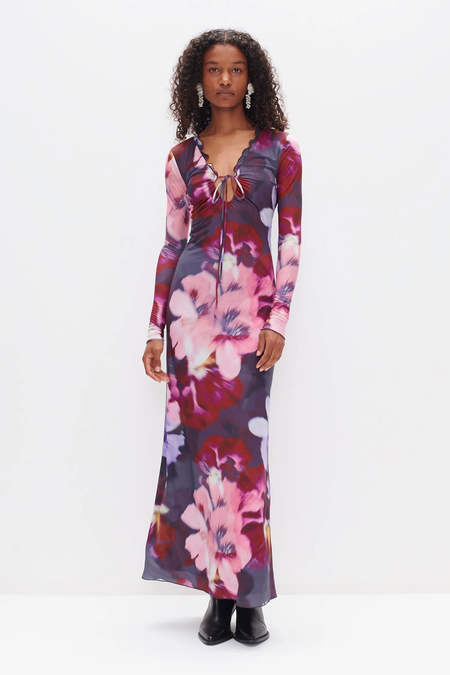 Ownley | Trinity Dress - Iris Print