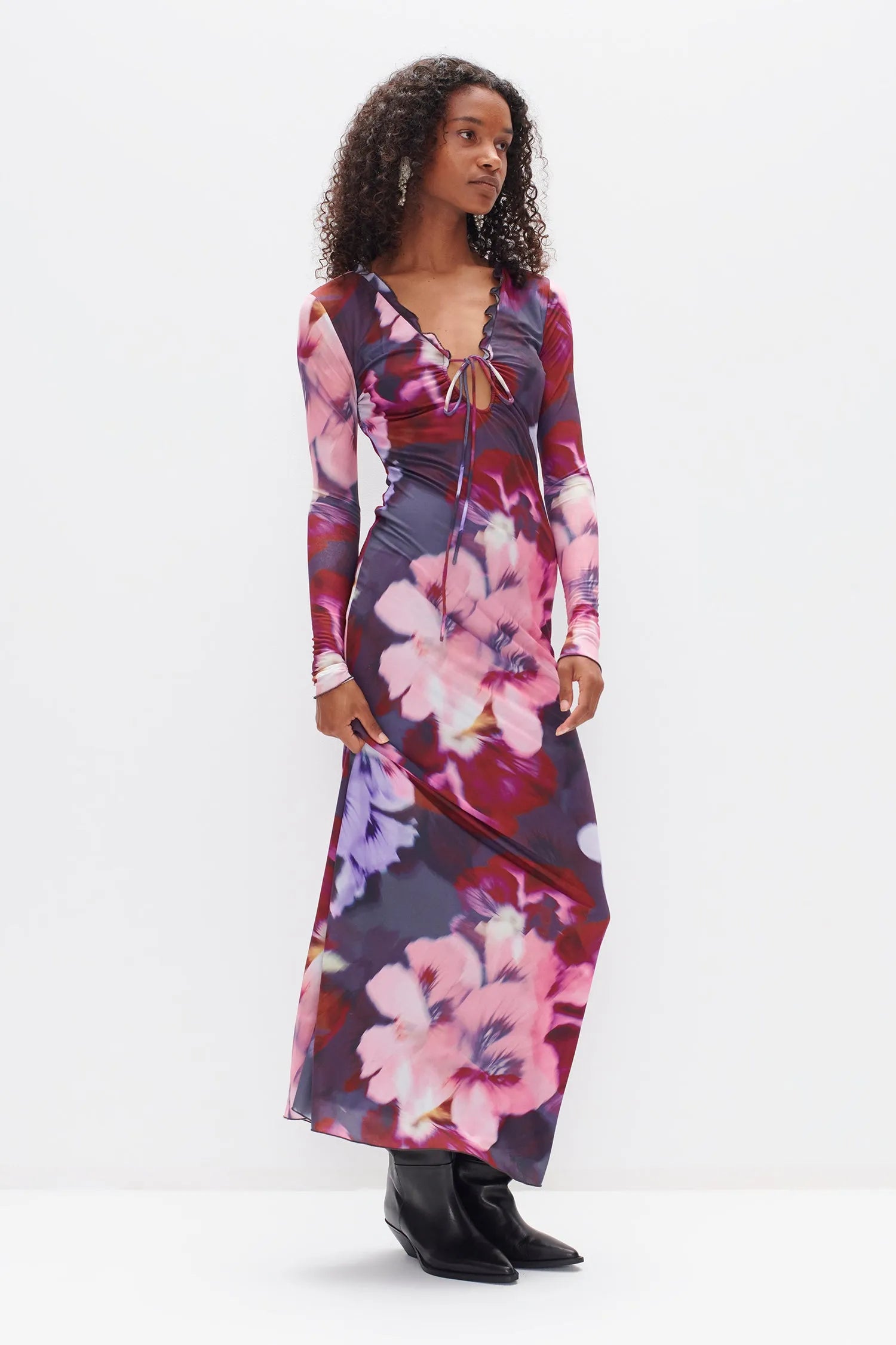 Ownley | Trinity Dress - Iris Print