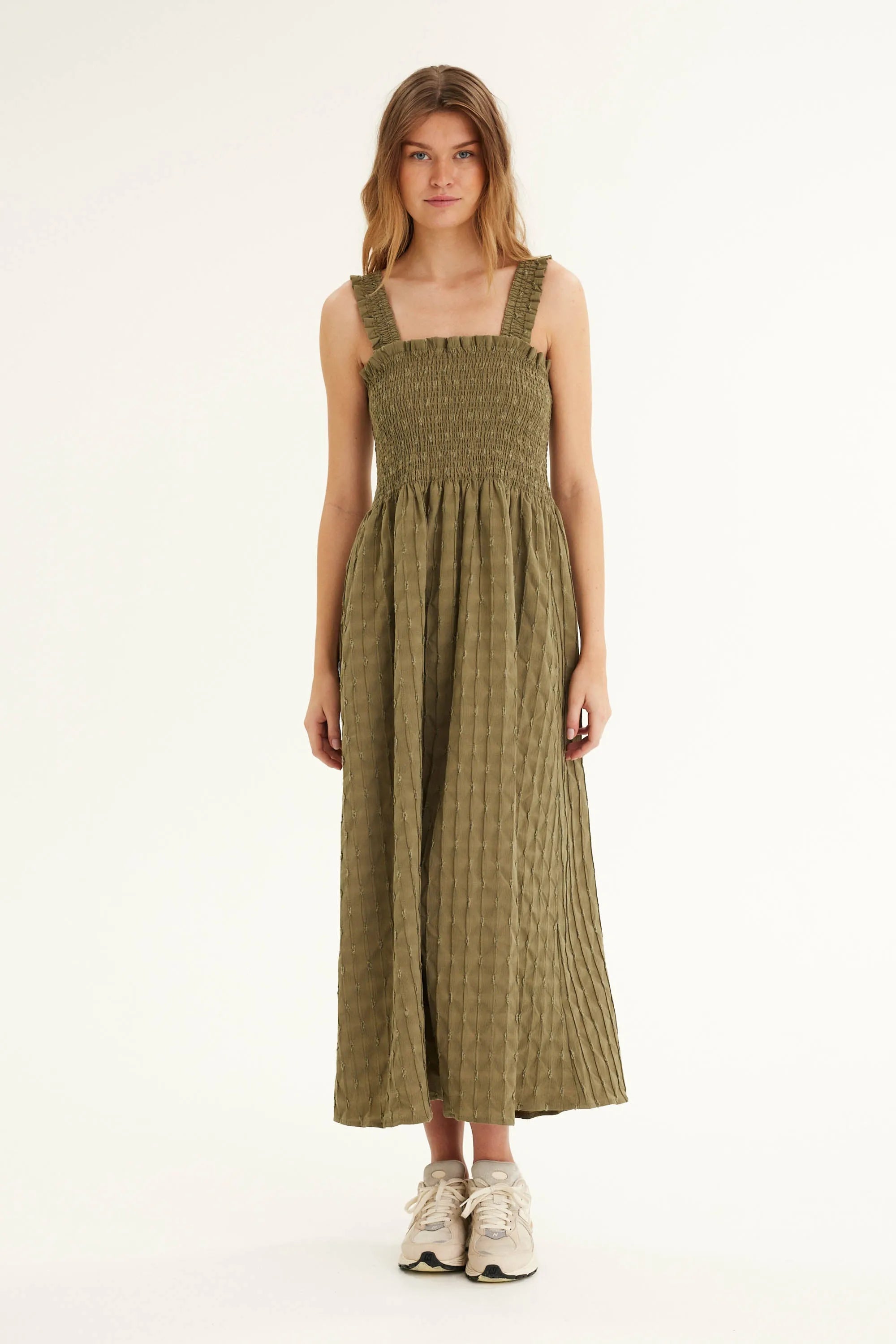 Summery Copenhagen | Tara Smock Dress - Aloe