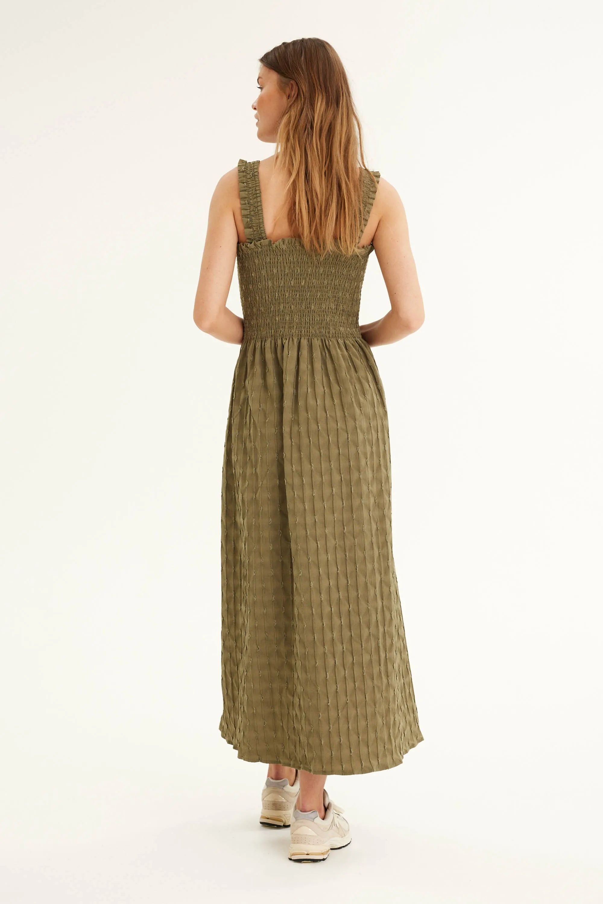 Summery Copenhagen | Tara Smock Dress - Aloe