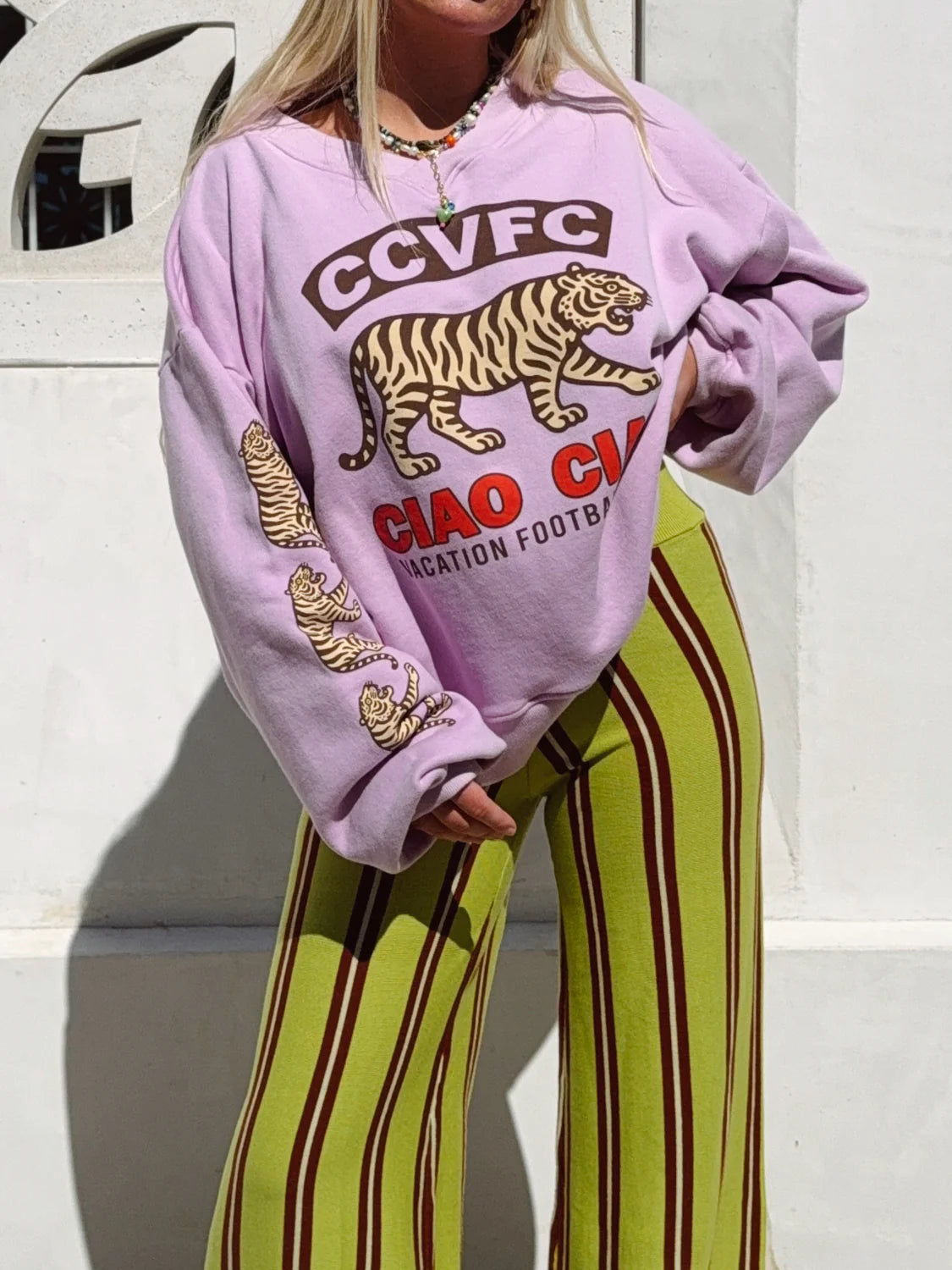 Ciao Ciao Vacation | CCV FC Tiger Sweater