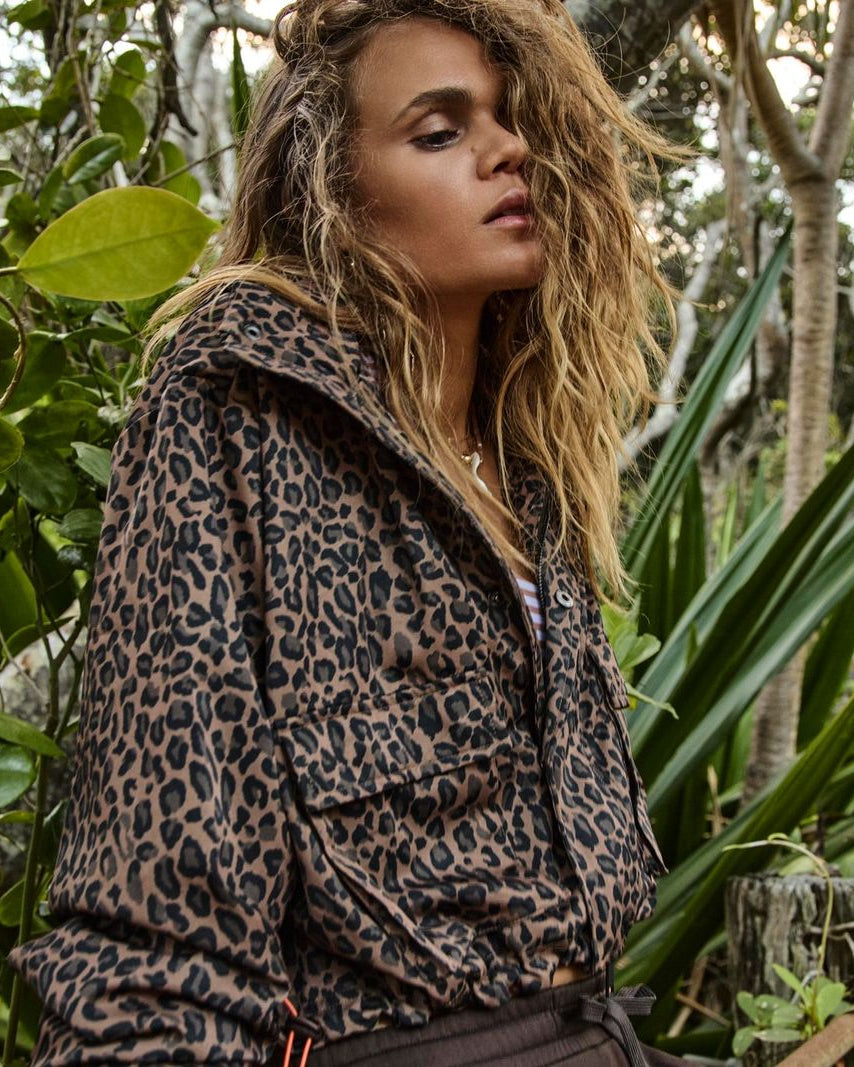The Upside | Ludlow Ace Shell Jacket - Leopard