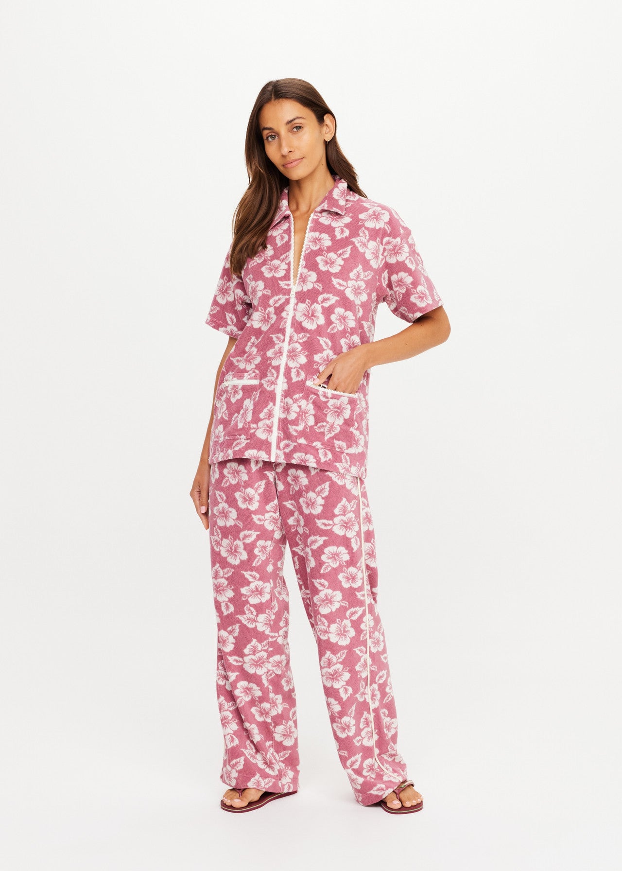 The Upside | Lahaina Cabana Zip Shirt