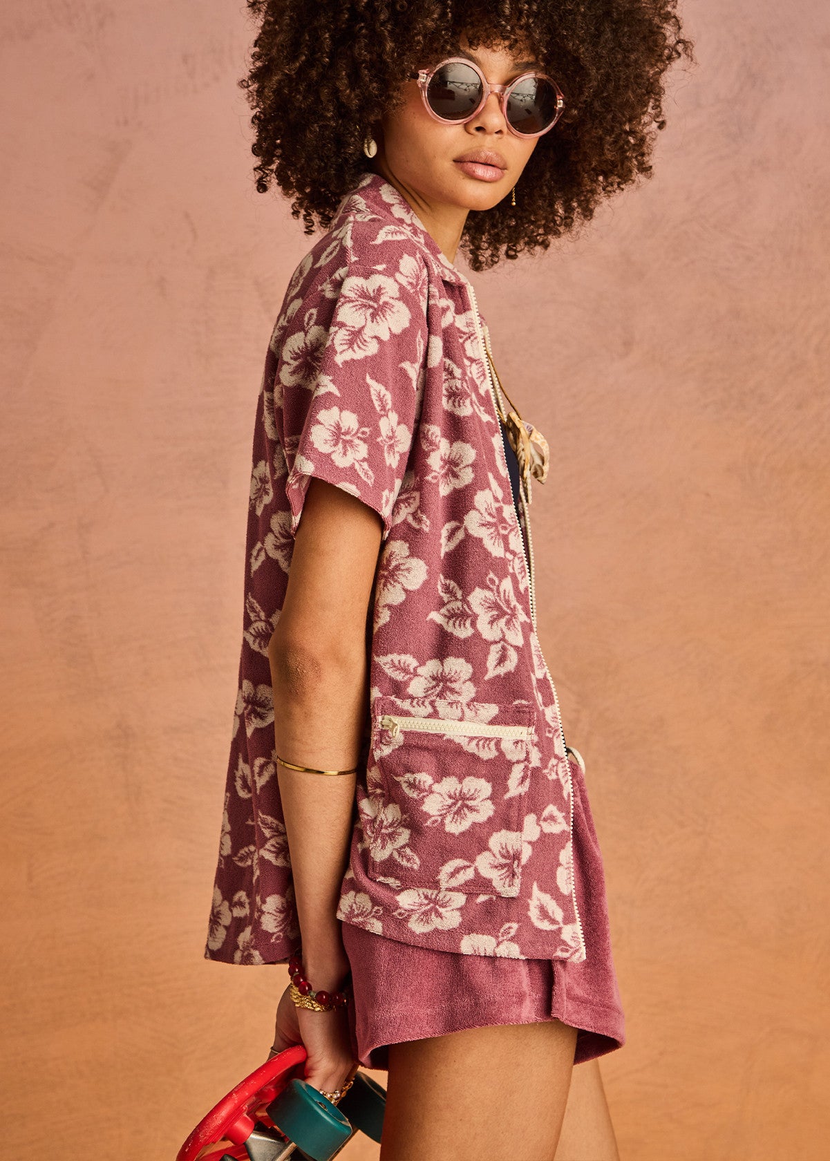 The Upside | Lahaina Cabana Zip Shirt