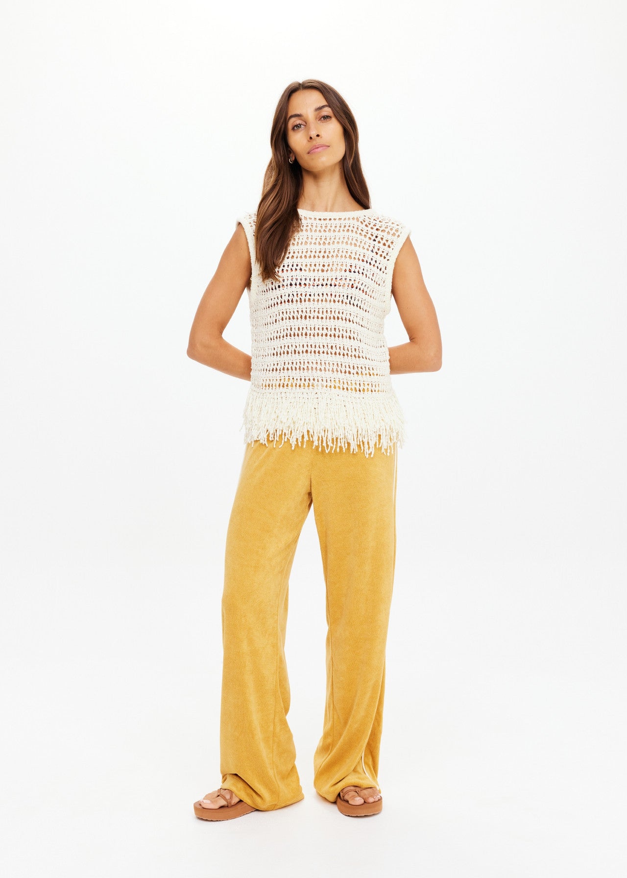 The Upside | Kamali Knit Fringe Top