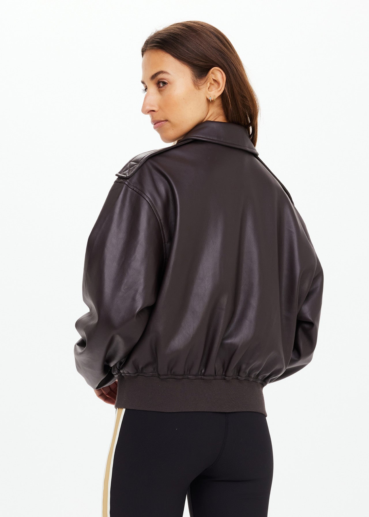 The Upside | Zariah Bomber Jacket - Ebony