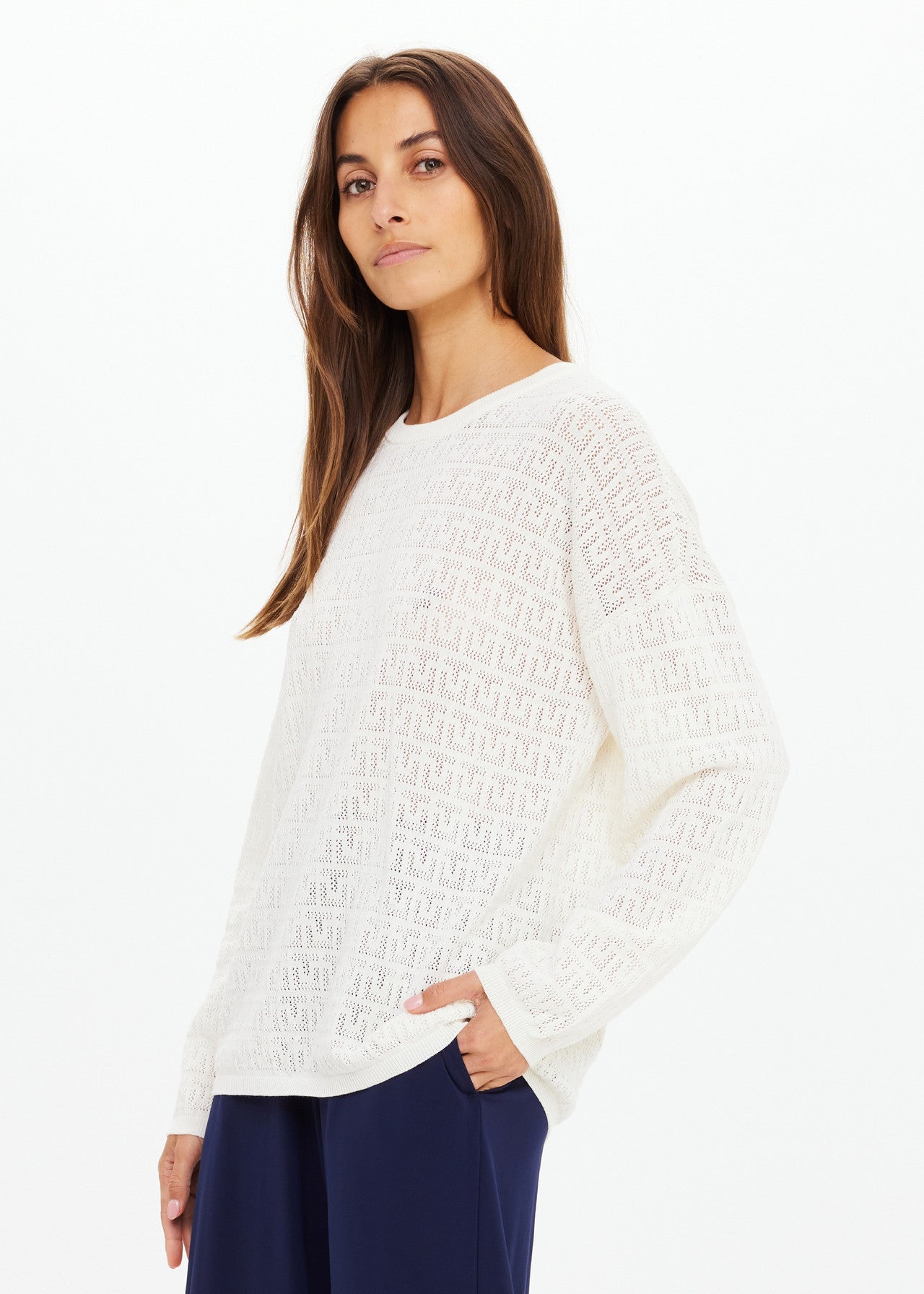 The Upside | Chennai Yelena Knitted Top – Cream