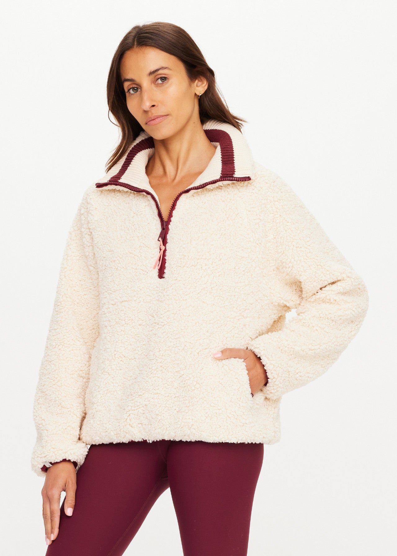 The Upside | Harlow Fleece Pullover – Macadamia