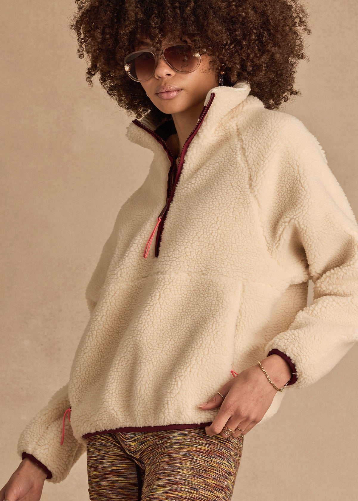 The Upside | Harlow Fleece Pullover – Macadamia