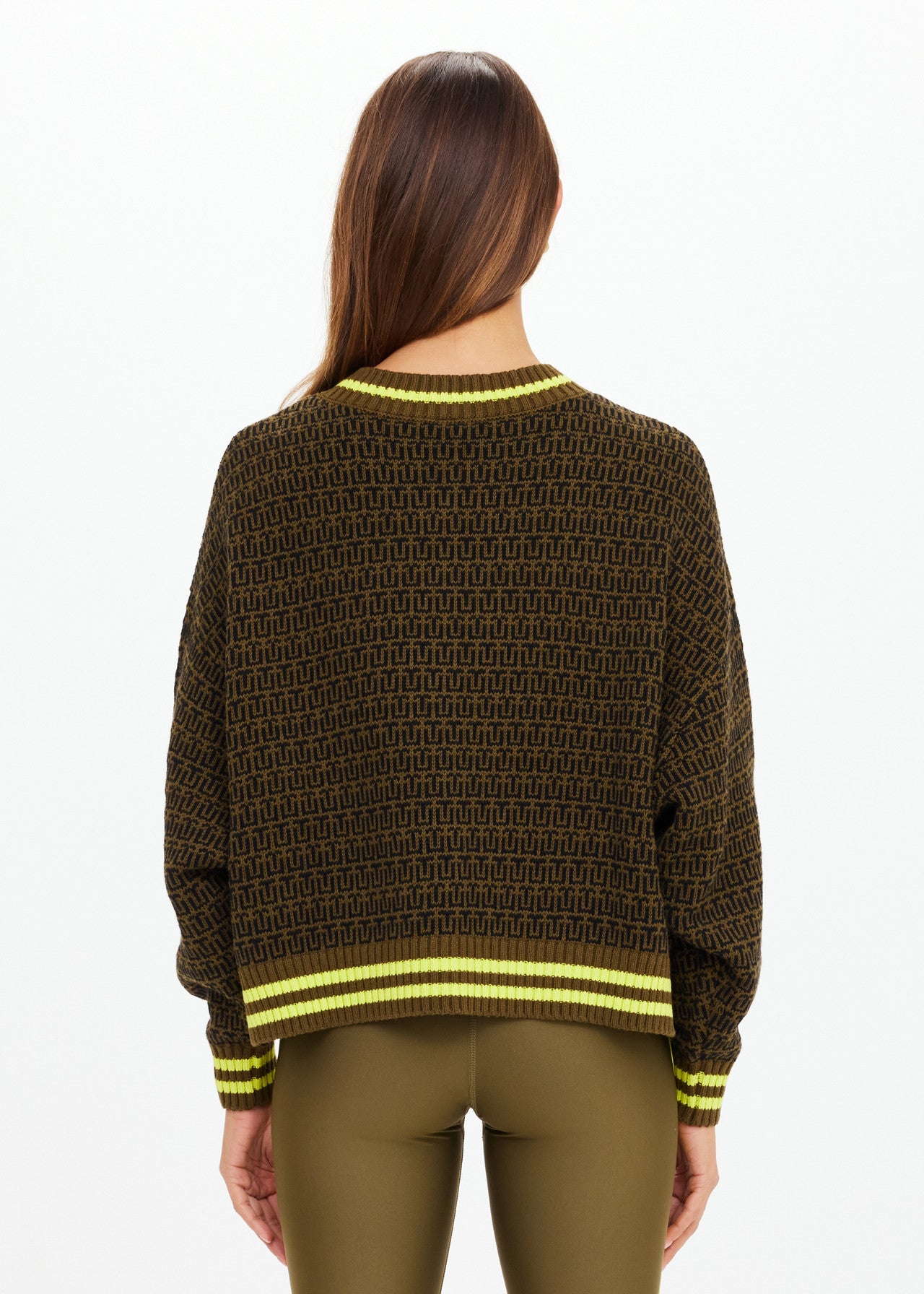 The Upside | Castilla Clementine Knit Crew – Olive