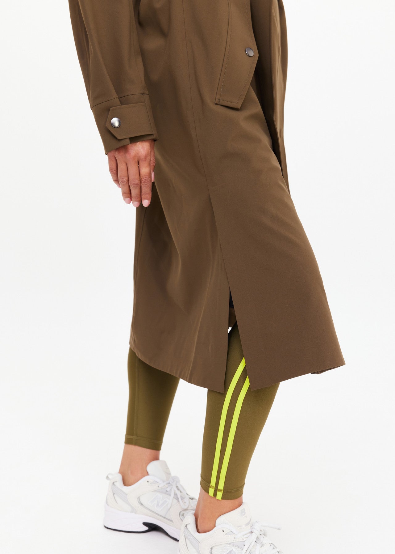 The Upside | James Hooded Trench Coat – Olive