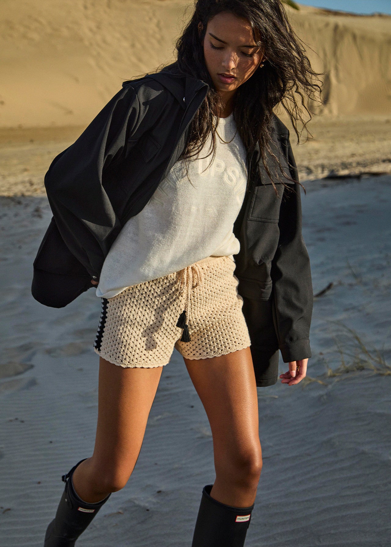 The Upside | Freddie Fleece Lined Anorak – Black