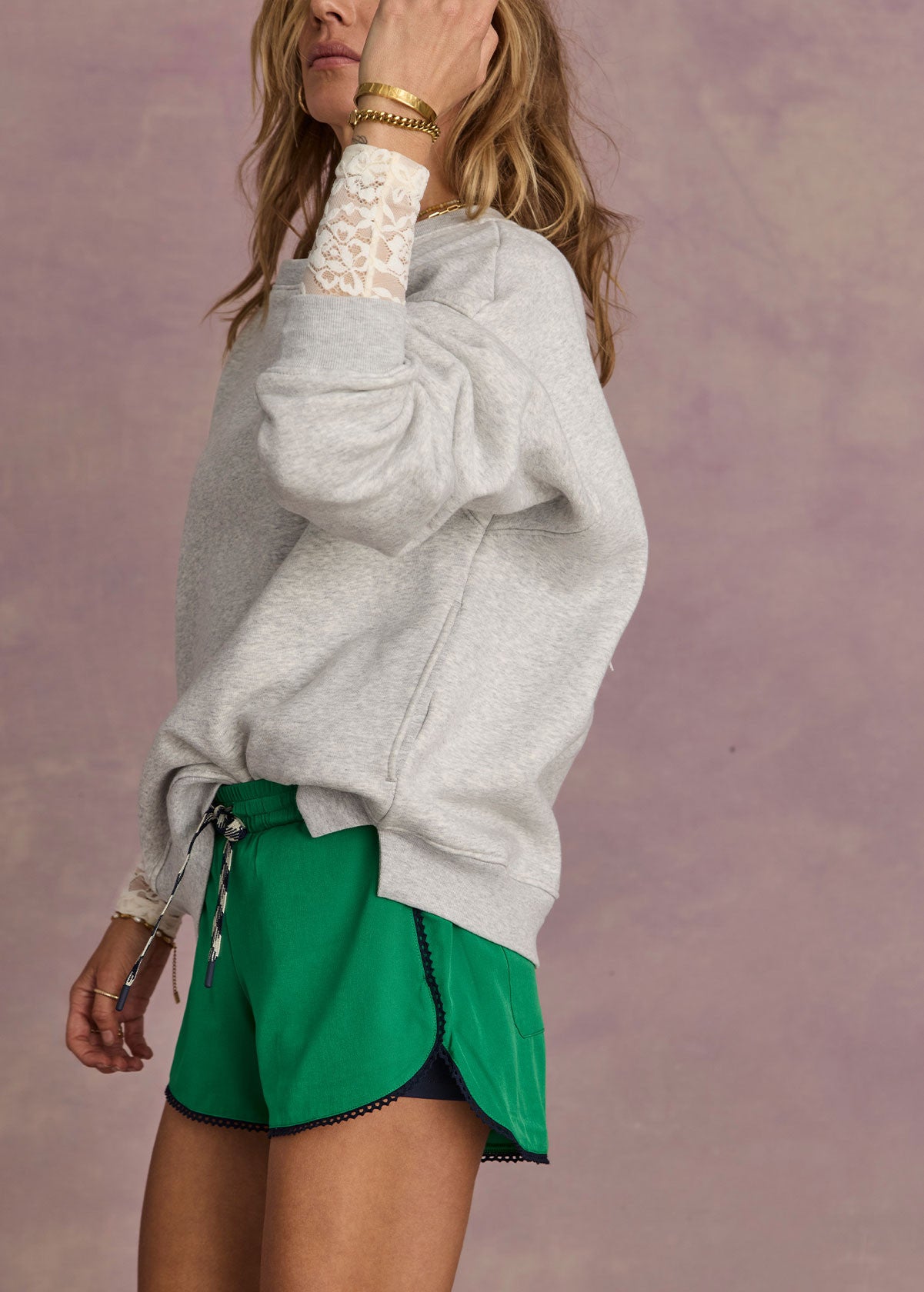 The Upside | Austen Run Short - Jungle Green