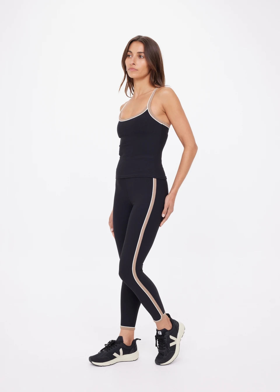 The Upside | Rhythm 25in Midi Pant - Black