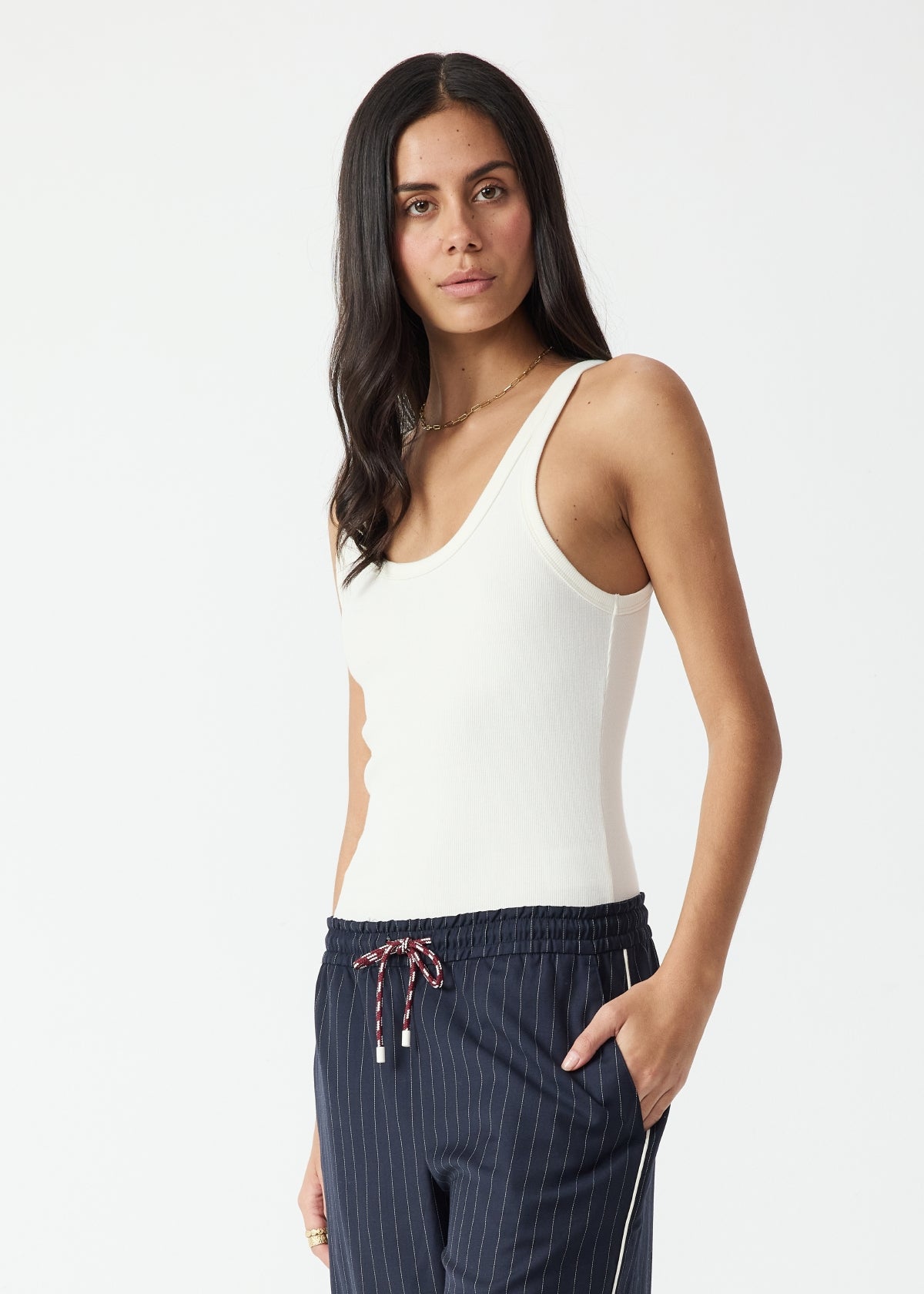 The Upside | Pammy Rib Tank Top - Coconut