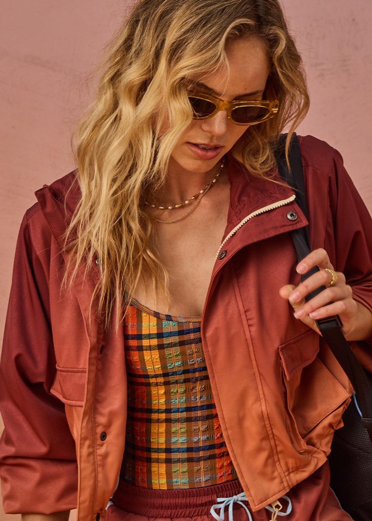 The Upside | Maya Ace Shell Jacket - Setting Sun