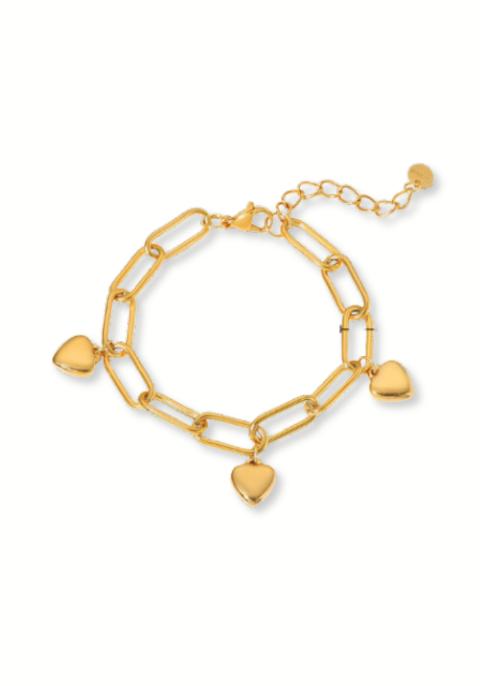 Ava Heart Pendant Bracelet
