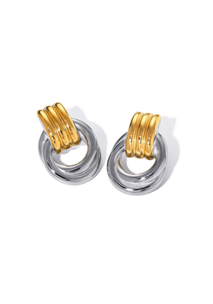 R&T | Reese Two Tone Earrings