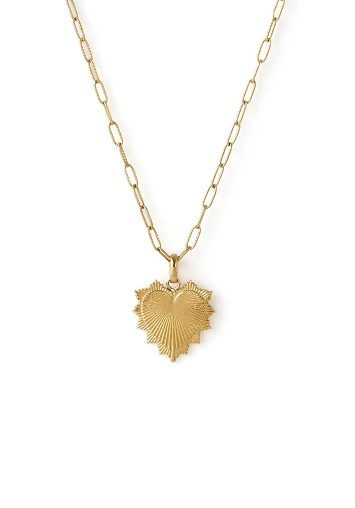 Arms Of Eve | Queen Of Hearts Gold Necklace