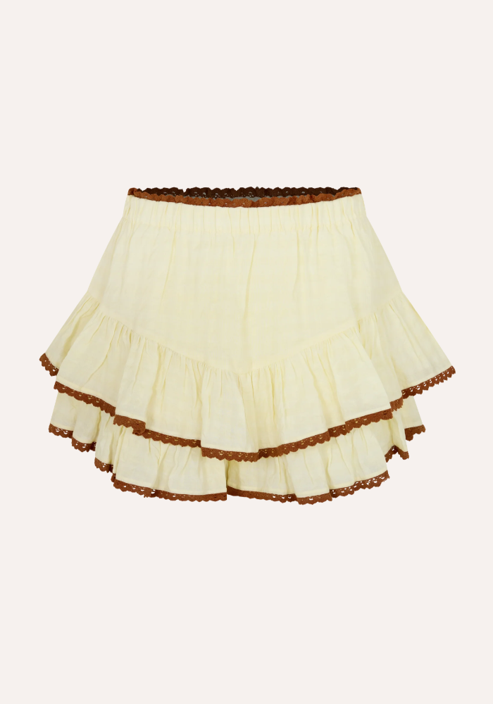 Kinga Csilla | Cloud Token Fae Frill Skort - Butter