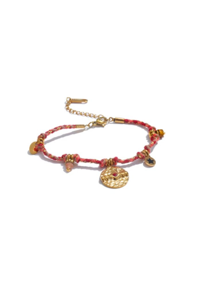 R&T | Wanderer Rope Chain Bracelet - Red