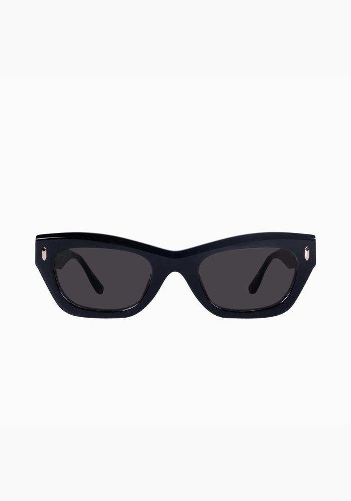 Valley | Delancey - Gloss Black w. Gold Metal / Black Lens