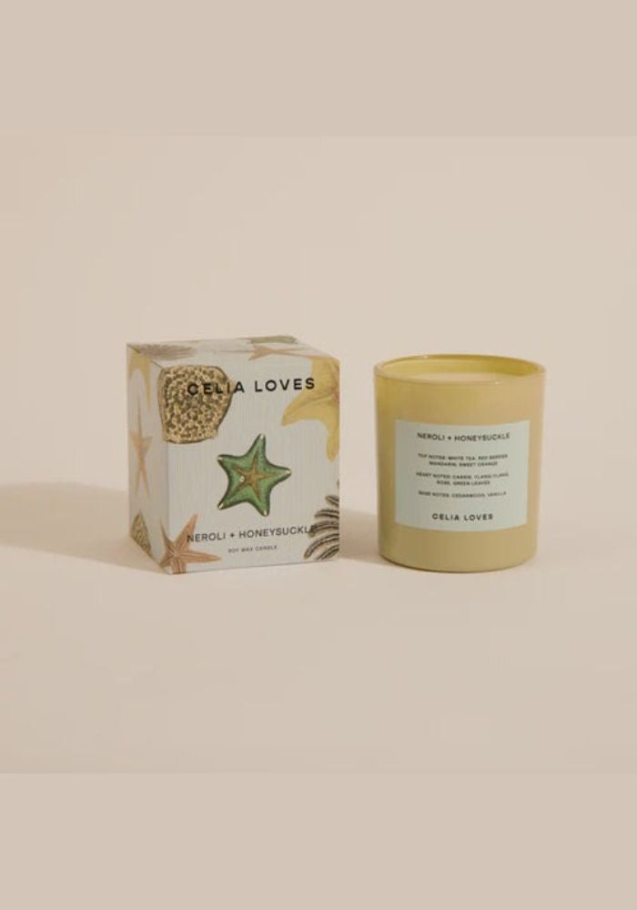 Celia Loves | Neroli + Honeysuckle Candle 395gms