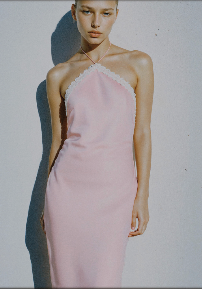 Ownley | Fiorella Midi Dress - Rose