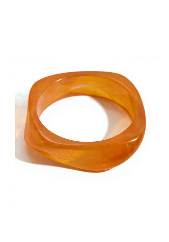 R&T | Soleil Resin Bangle - Amber Glow