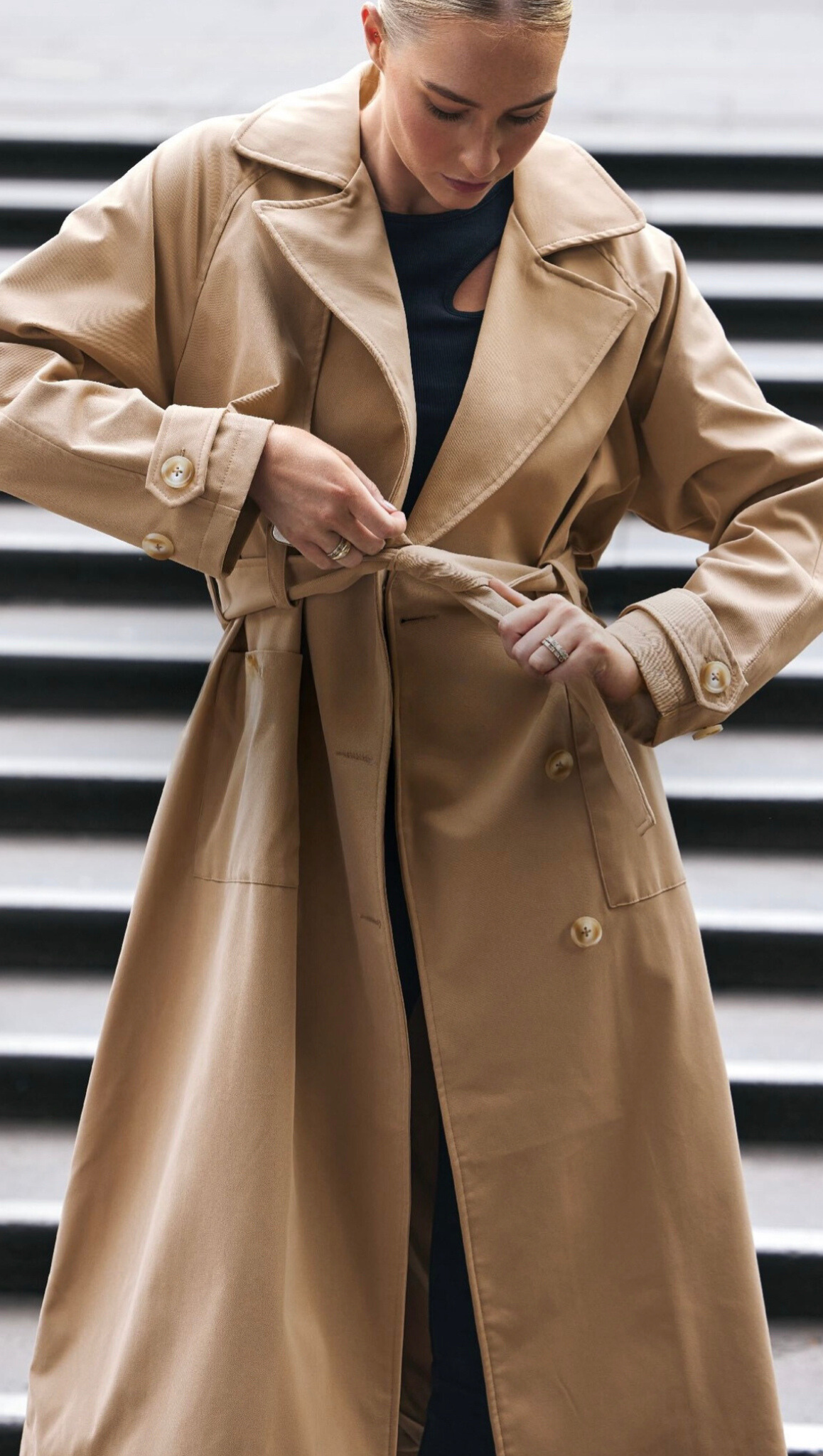 Ena Pelly | Carrie Trench Coat - Camel