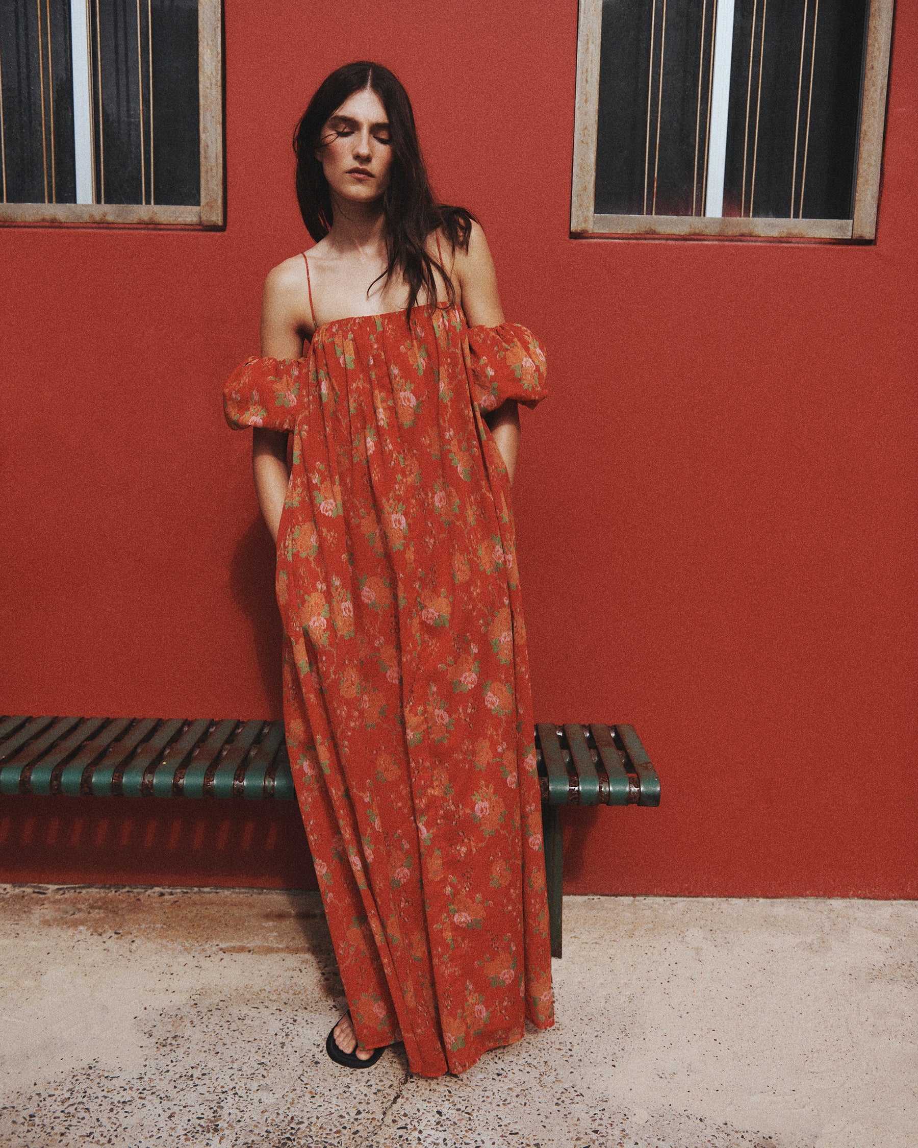 Hansen & Gretel | Vetiver Dress - Climbing Roses