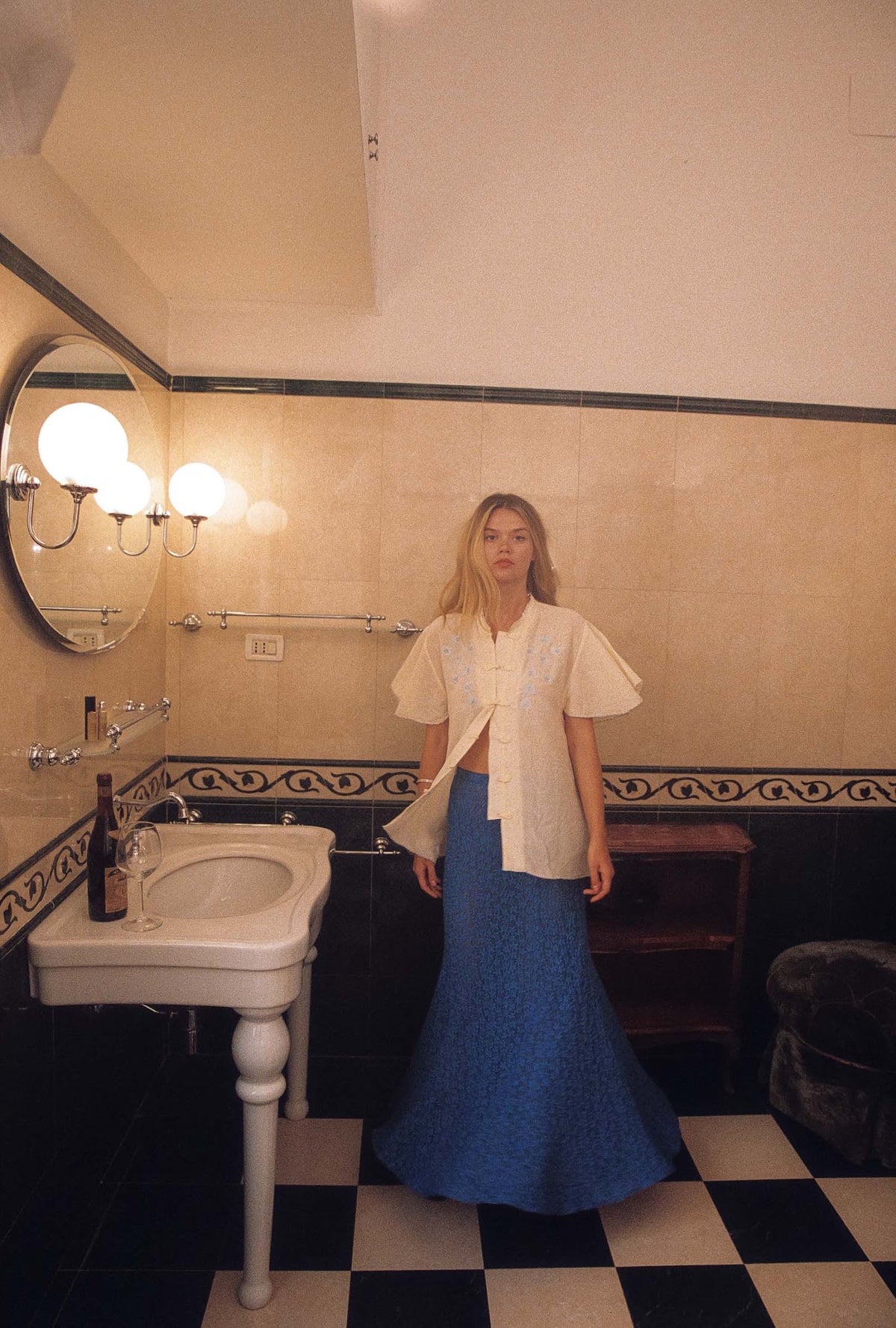 Kinga Csilla | Tropea Lace Mother Maxi Skirt