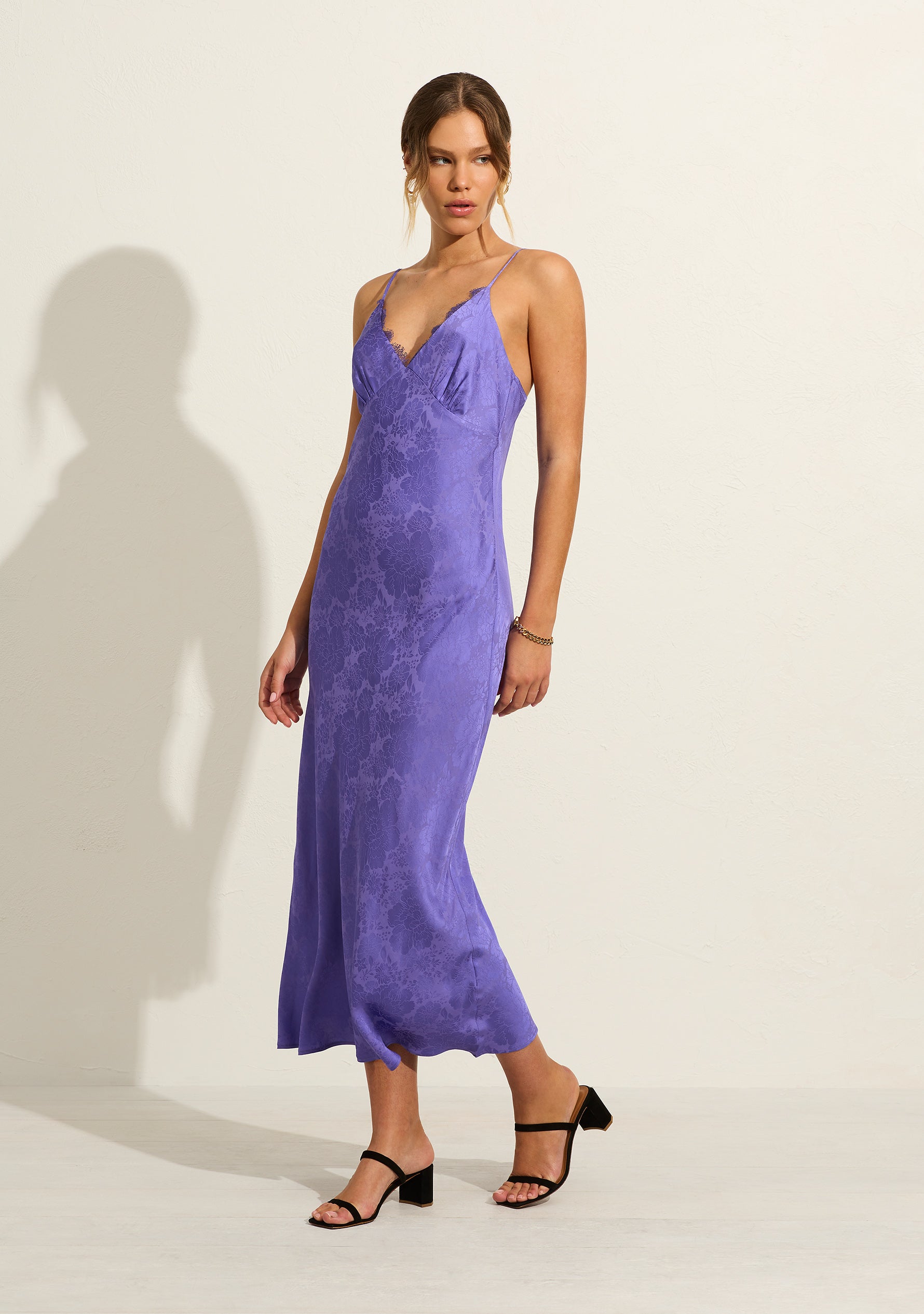 Cleopatra Midi Dress - Lavender
