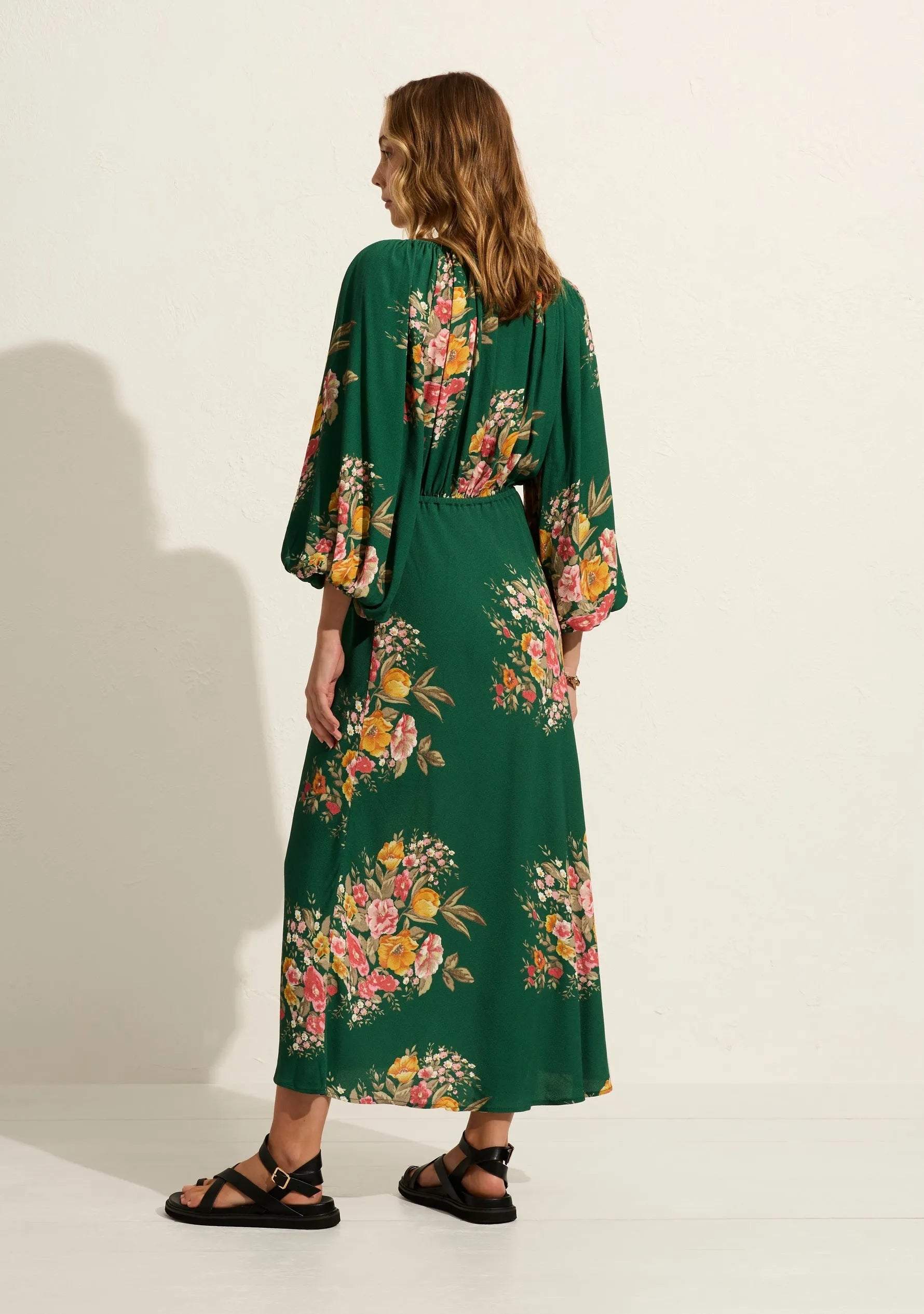 Auguste The Label | Zelda Midi Dress - Emerald Green