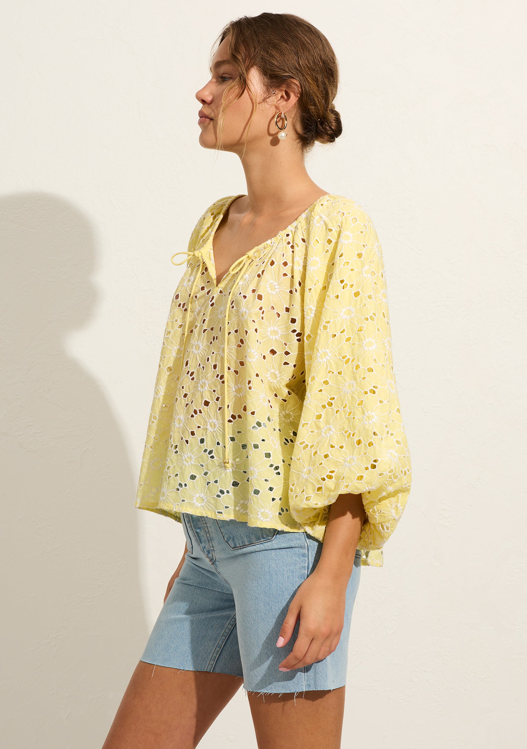 Auguste The Label | Core Embroidered Blouse