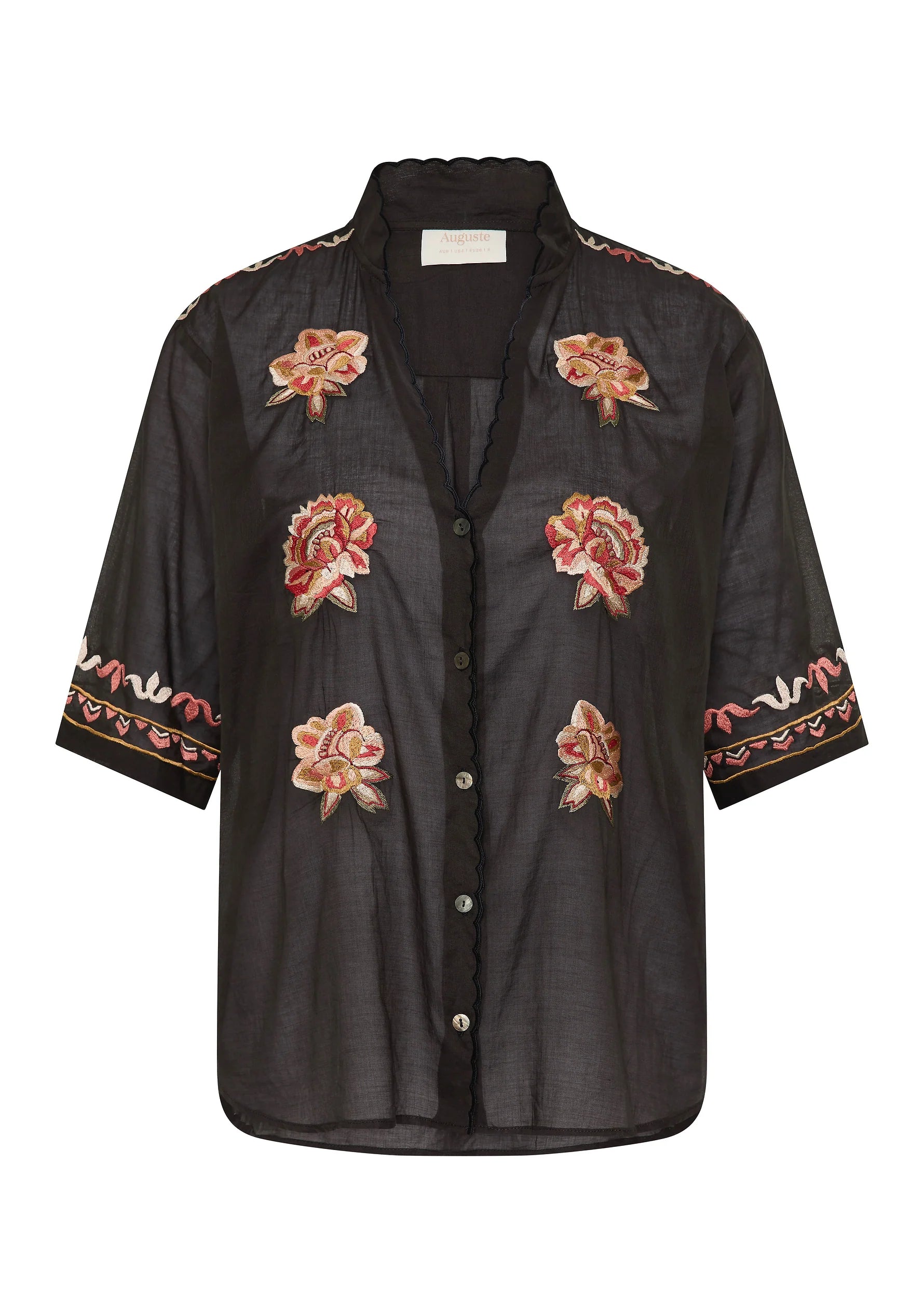 Auguste The Label | Vesper Embroidered Blouse